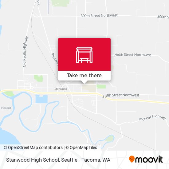 Stanwood High School map