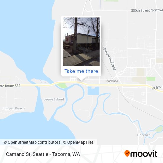 Mapa de Camano St
