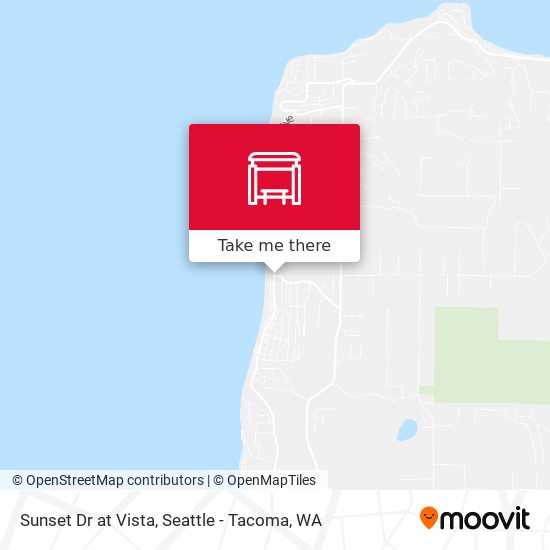 Sunset Dr at Vista map