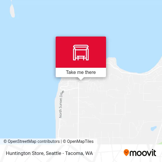 Huntington Store map