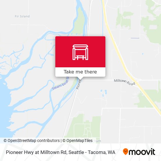 Pioneer Hwy at Milltown Rd map