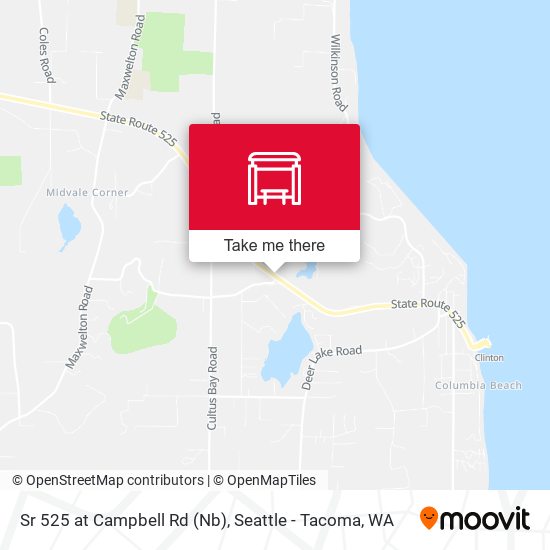 Mapa de Sr 525 at Campbell Rd (Nb)