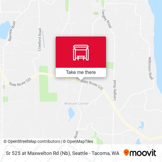 Mapa de Sr 525 at Maxwelton Rd (Nb)