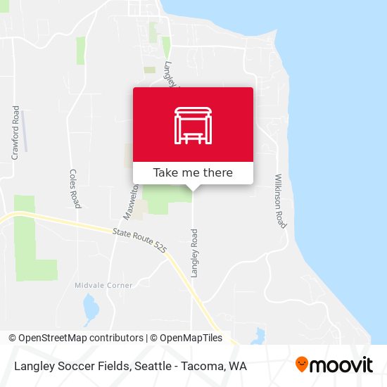 Langley Soccer Fields map