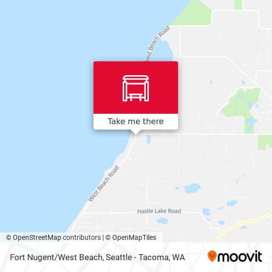 Fort Nugent/West Beach map