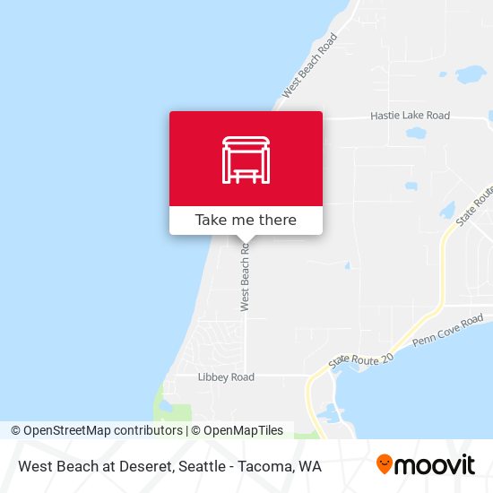 Mapa de West Beach at Deseret