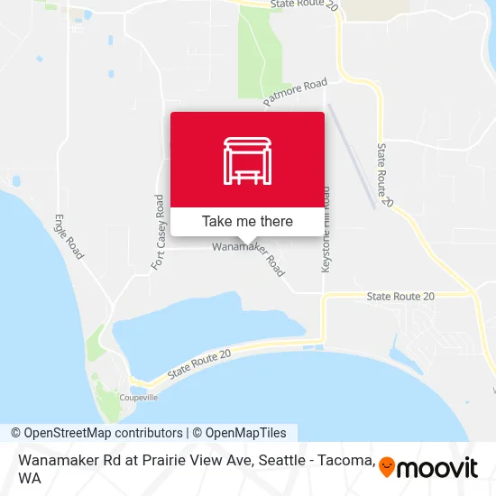 Wanamaker Rd at Prairie View Ave map
