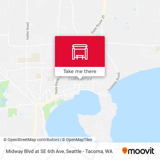 Midway Blvd at SE 6th Ave map