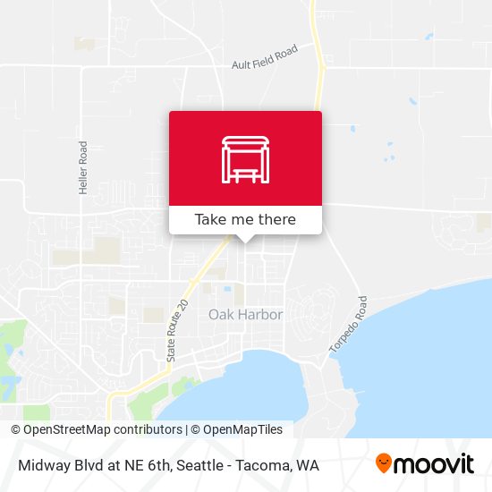 Midway Blvd at NE 6th map