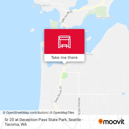 Mapa de Sr 20 at Deception Pass State Park