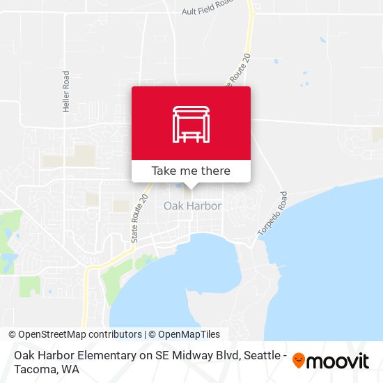 Mapa de Oak Harbor Elementary on SE Midway Blvd