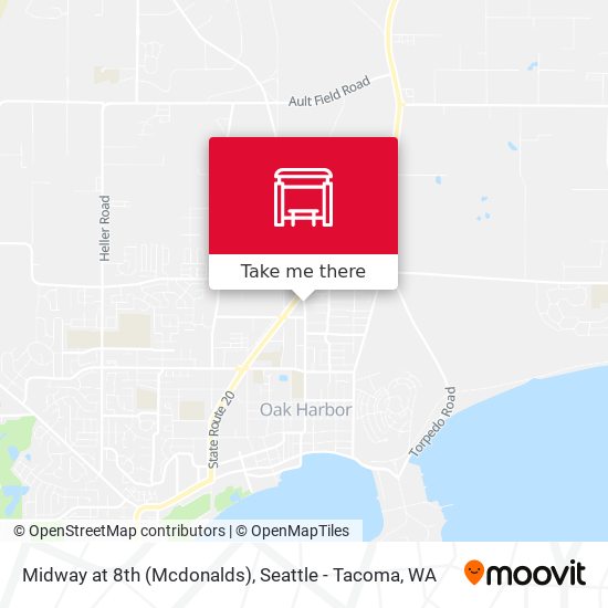 Midway at 8th (Mcdonalds) map