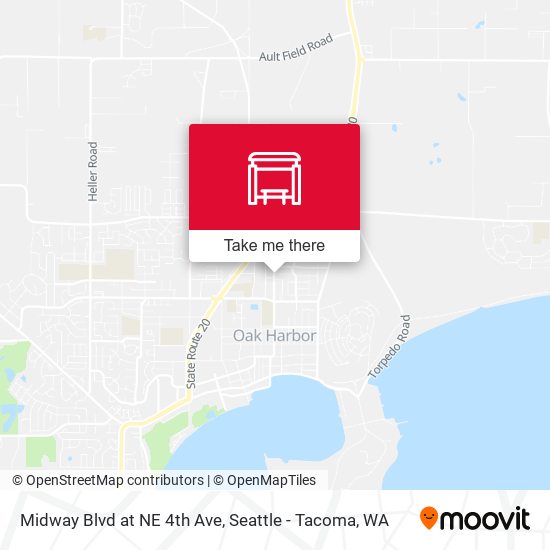 Midway Blvd at NE 4th Ave map