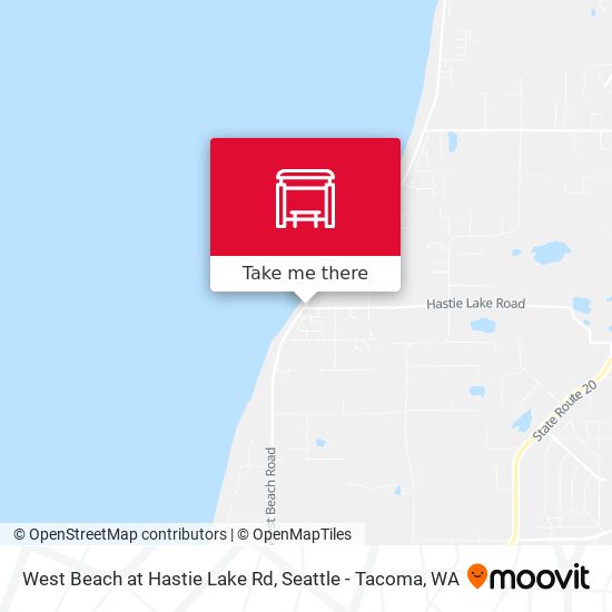 Mapa de West Beach at Hastie Lake Rd