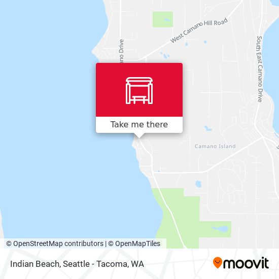 Mapa de Indian Beach