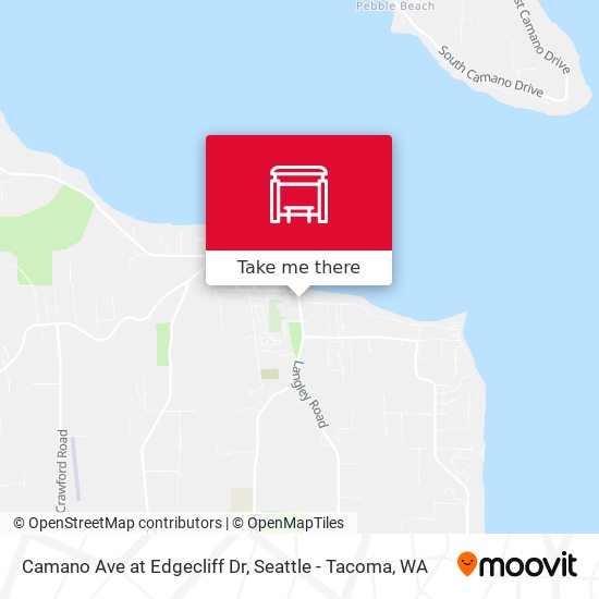 Camano Ave at Edgecliff Dr map