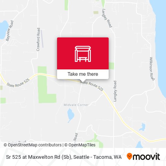 Sr 525 at Maxwelton Rd (Sb) map