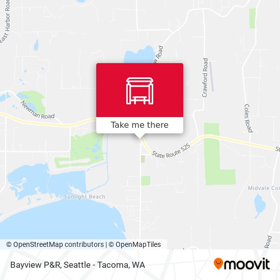 Bayview P&R map
