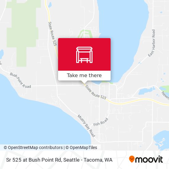 Sr 525 at Bush Point Rd map
