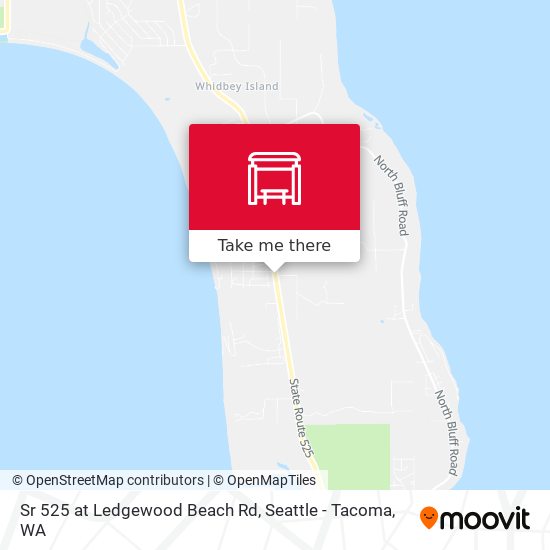 Mapa de Sr 525 at Ledgewood Beach Rd