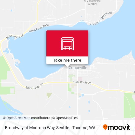 Mapa de Broadway at Madrona Way