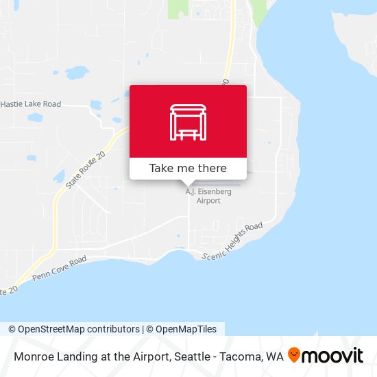 Monroe Landing at the Airport map