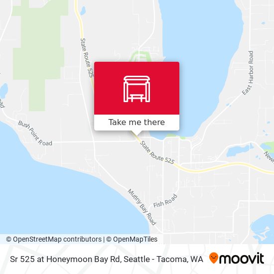 Mapa de Sr 525 at Honeymoon Bay Rd