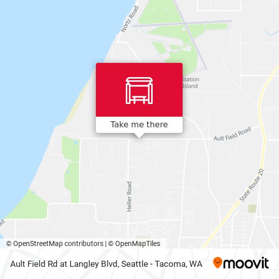 Ault Field Rd at Langley Blvd map