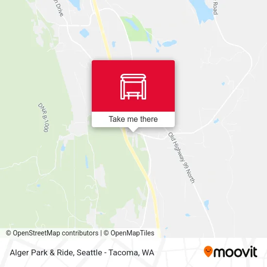 Alger Park & Ride map