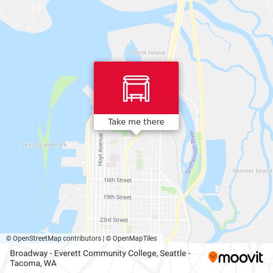 Broadway - Everett Community College map