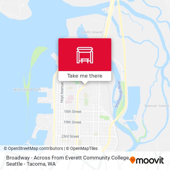 Broadway - Across From Everett Community College map