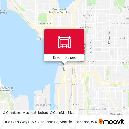 Mapa de Alaskan Way S & S Jackson St