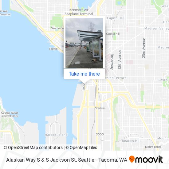 Mapa de Alaskan Way S & S Jackson St