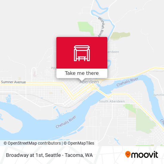 Broadway at 1st map