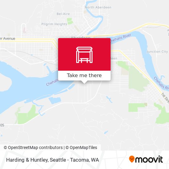 Harding & Huntley map