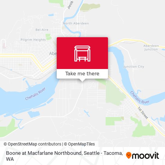 Mapa de Boone at Macfarlane Northbound