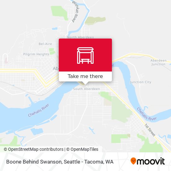 Boone Behind Swanson map
