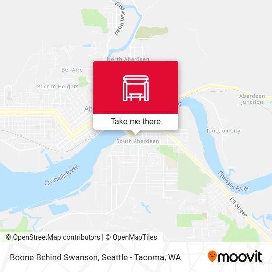 Boone Behind Swanson map