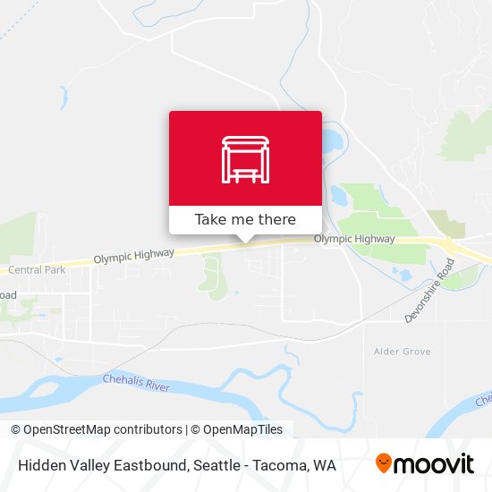 Hidden Valley Eastbound map