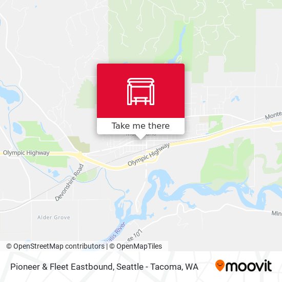 Pioneer & Fleet Eastbound map