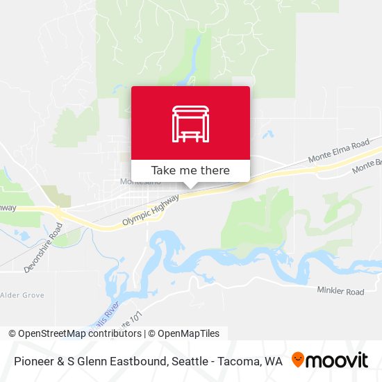 Mapa de Pioneer & S Glenn Eastbound