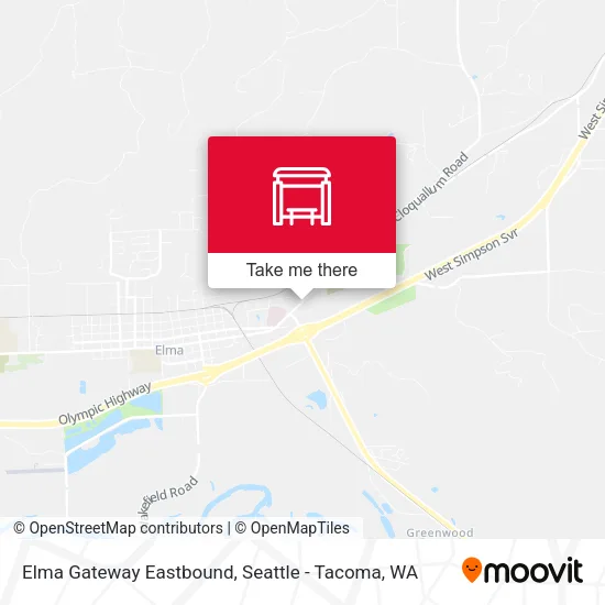 Mapa de Elma Gateway Eastbound