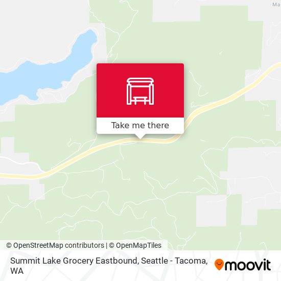 Mapa de Summit Lake Grocery Eastbound