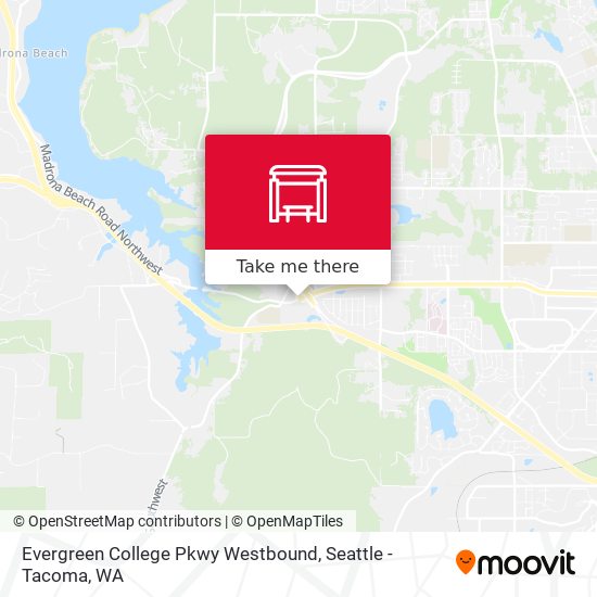 Evergreen College Pkwy Westbound map