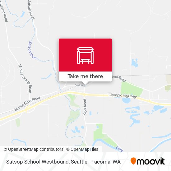 Mapa de Satsop School Westbound