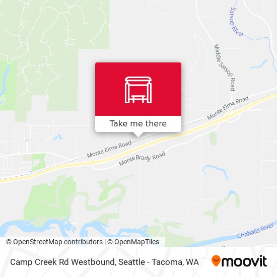 Mapa de Camp Creek Rd Westbound