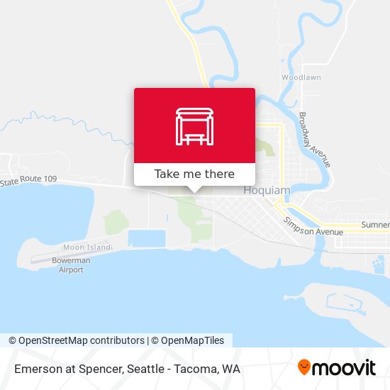 Emerson at Spencer map