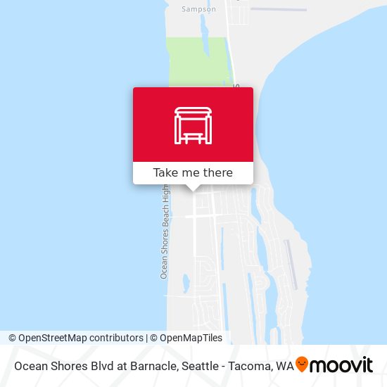 Mapa de Ocean Shores Blvd at Barnacle