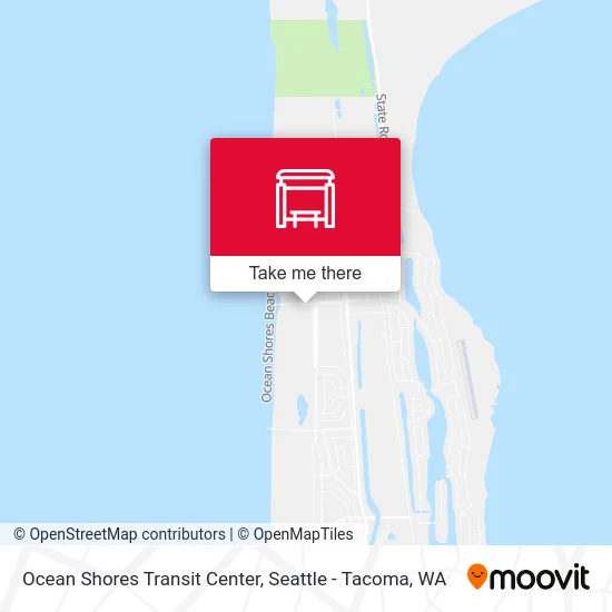 Ocean Shores Transit Center map