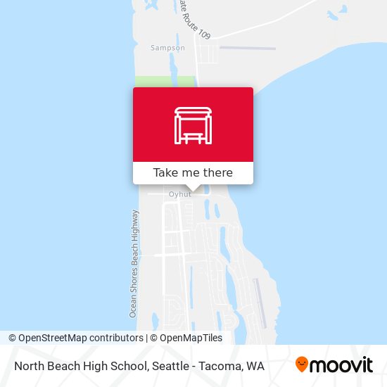 North Beach High School map